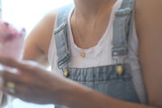 Mental Health Matters Necklace - IN A PEACE - gold - at a cafe